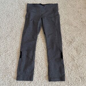 Lululemon Women Active Speed Crop Pants with Side Pockets Size 6 Gray